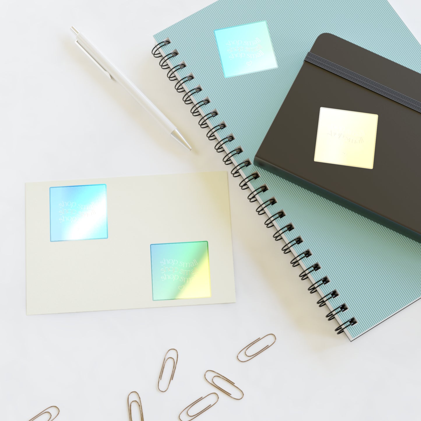 Sticker Sheets - Shop Small Retro w/ Heart