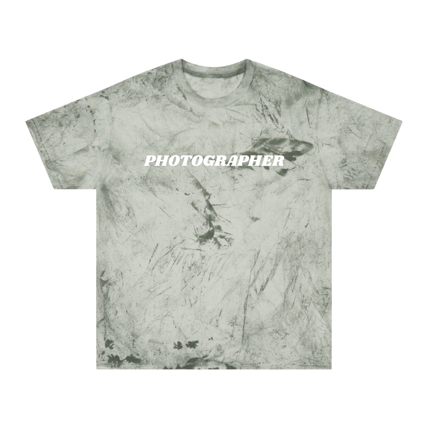 Tie Dye PHOTOGRAPHER Short Sleeve Shirt