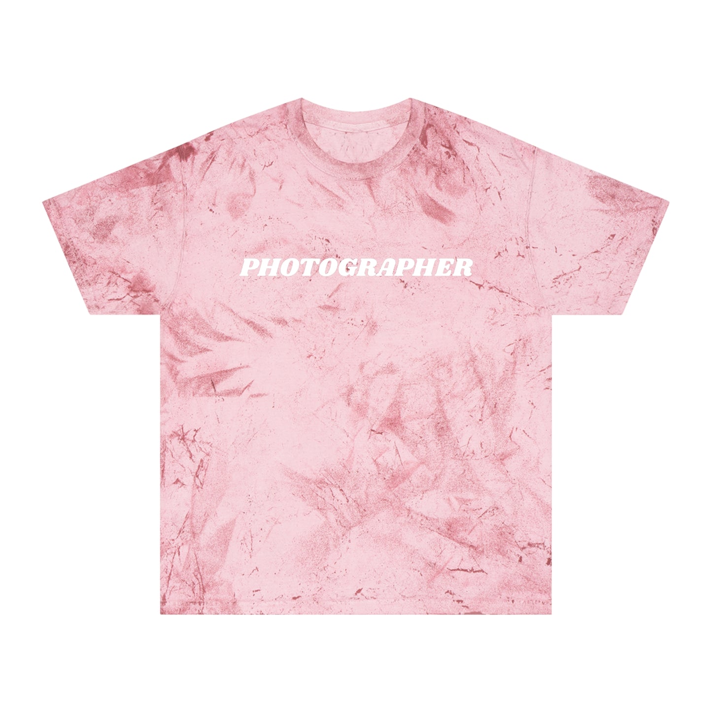 Tie Dye PHOTOGRAPHER Short Sleeve Shirt