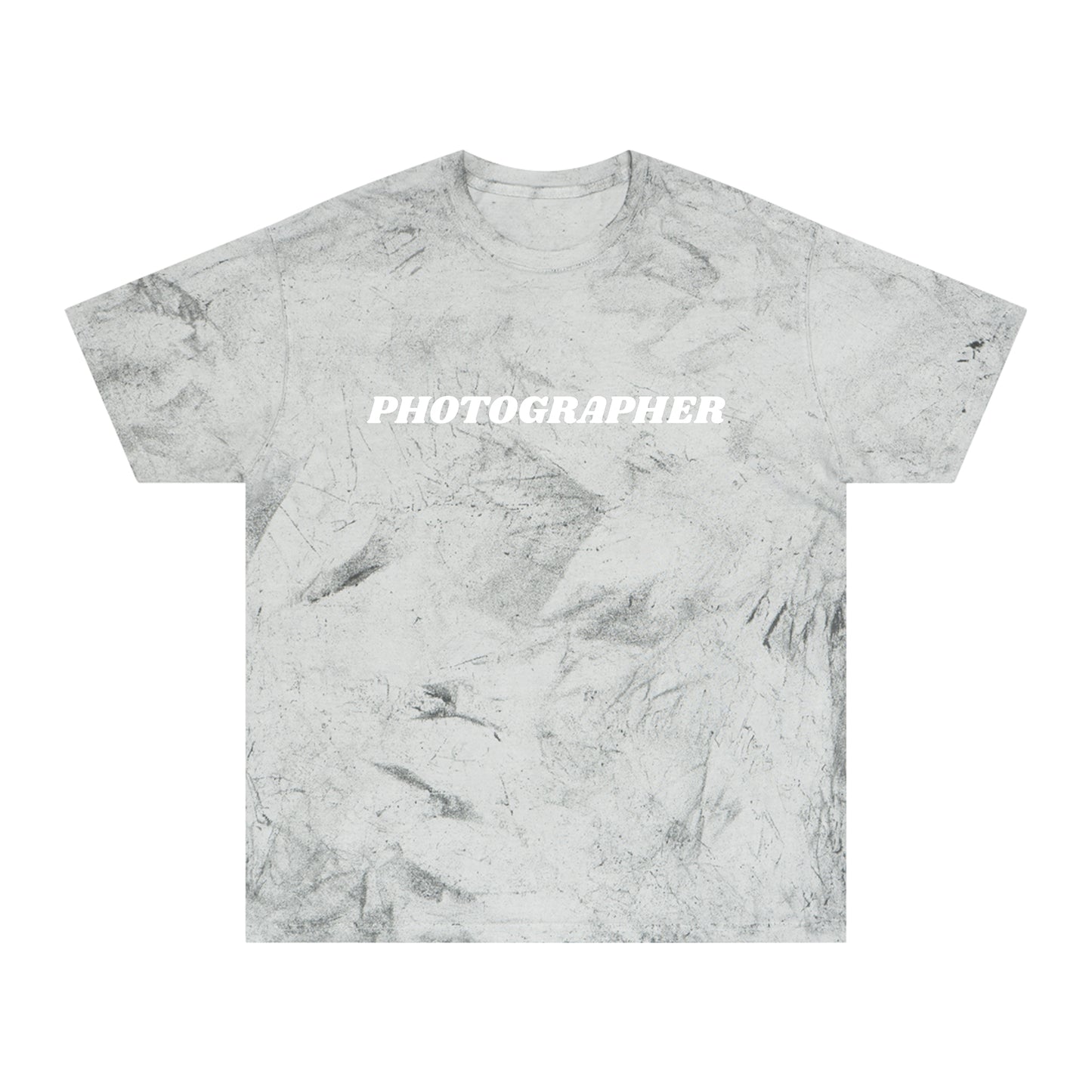 Tie Dye PHOTOGRAPHER Short Sleeve Shirt