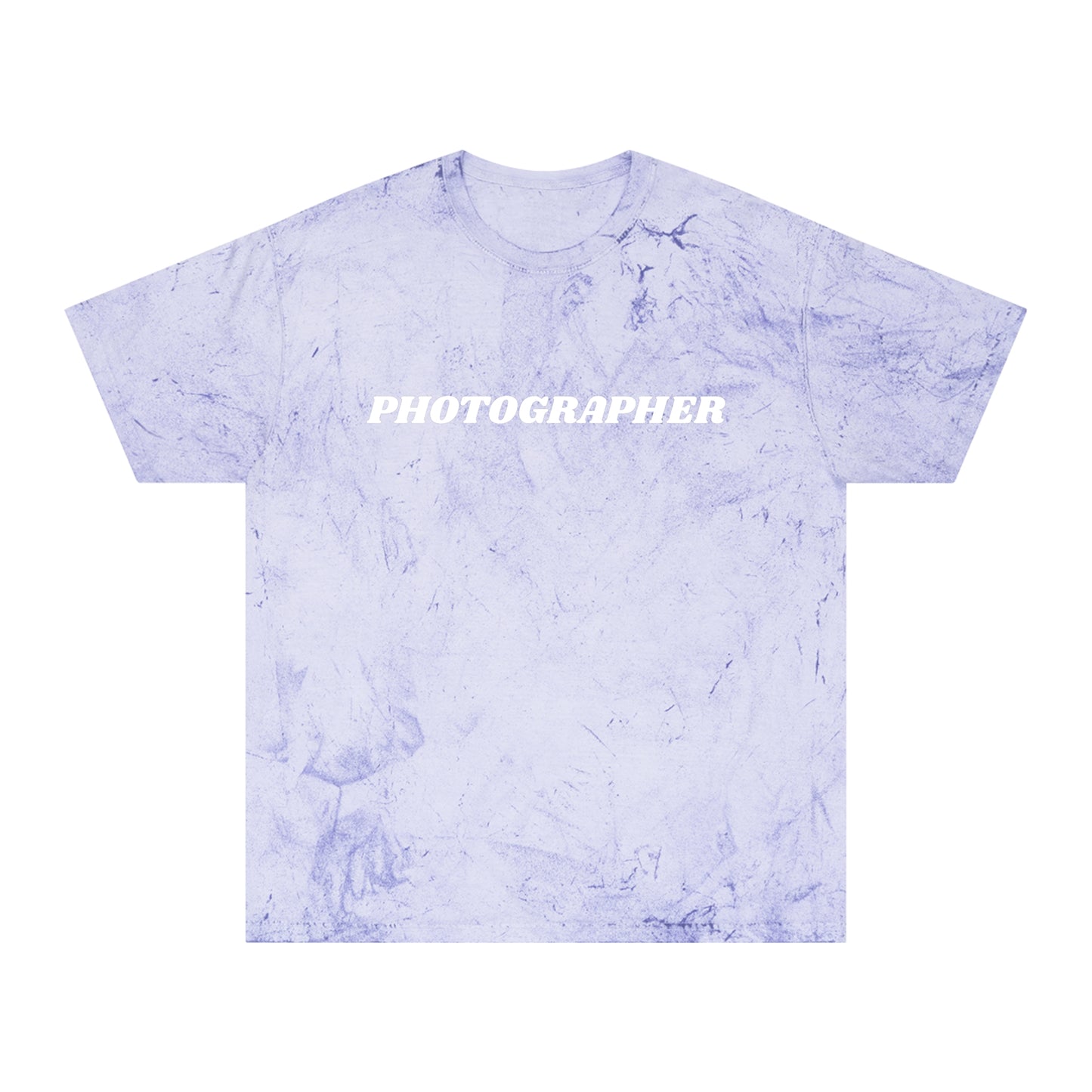 Tie Dye PHOTOGRAPHER Short Sleeve Shirt