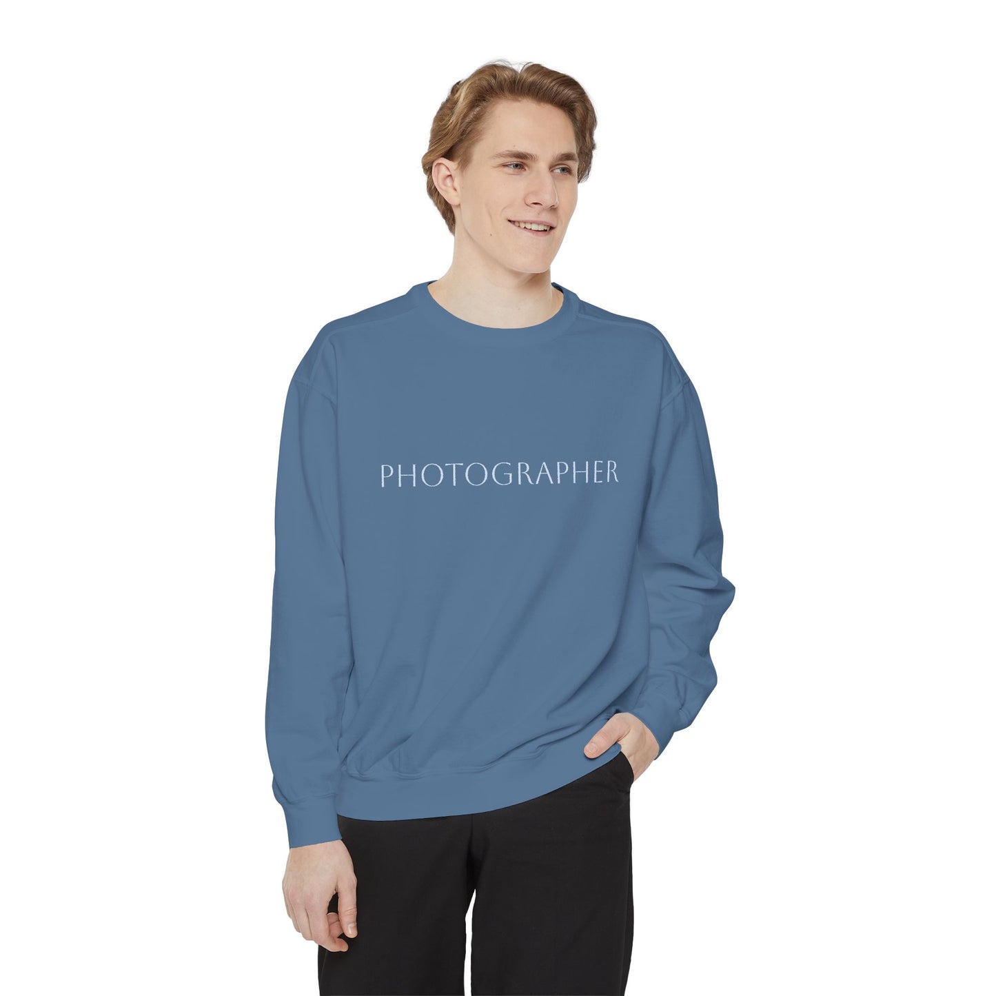 Photographer Sweatshirt - Blue Jean / Navy