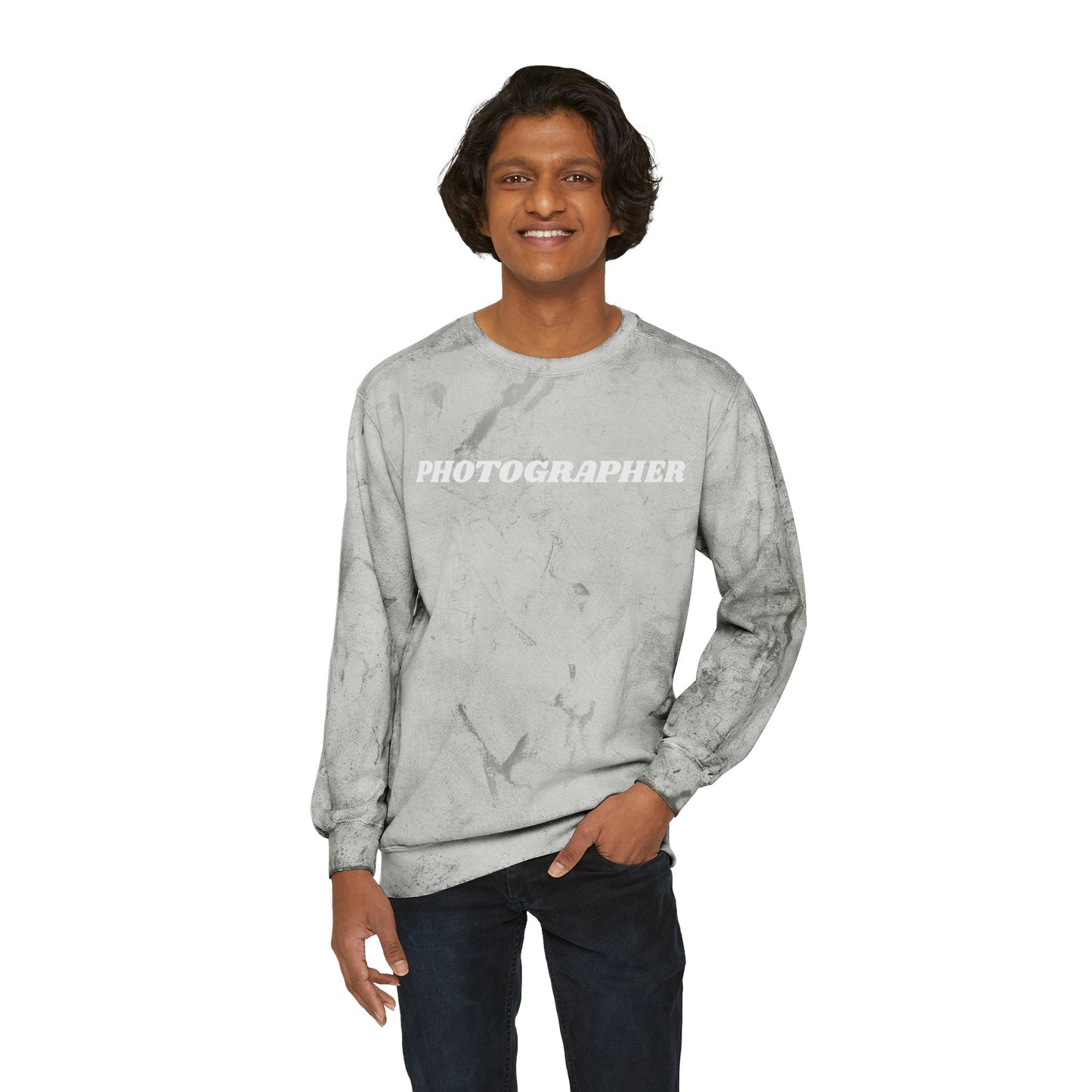 Tie Dye PHOTOGRAPHER - Long Sleeve Shirt