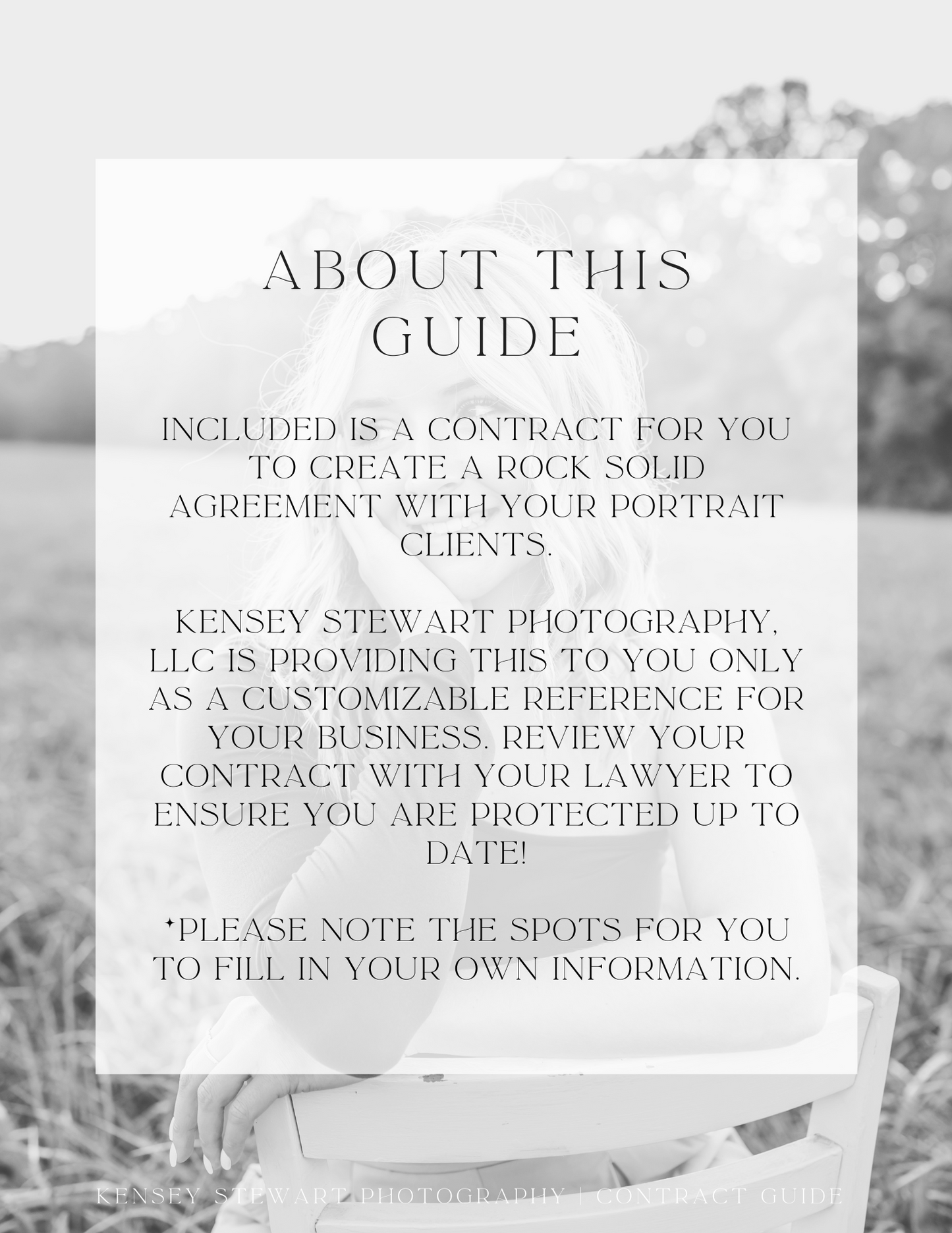 Portrait Contract Guide