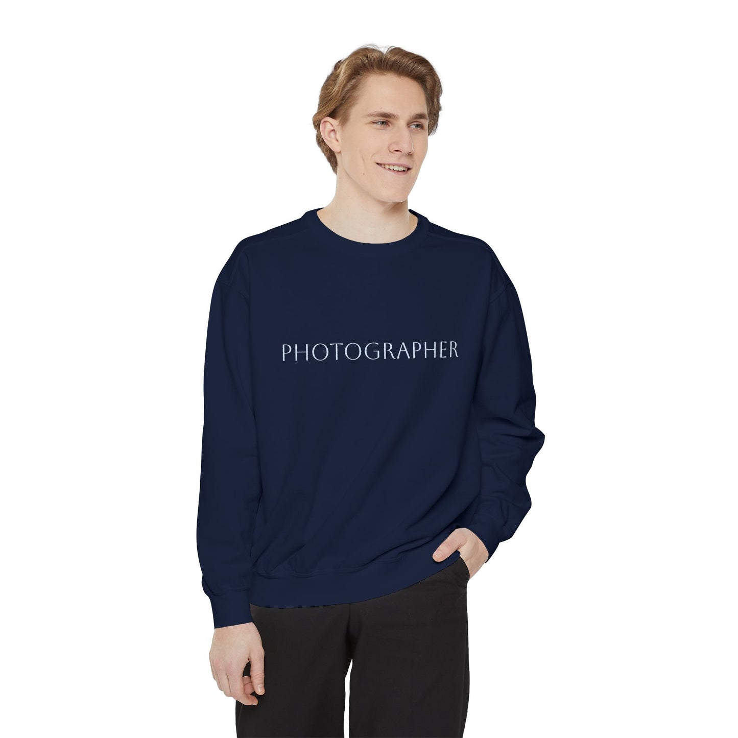 Photographer Sweatshirt - Blue Jean / Navy
