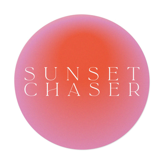 Sticker / Round Sunset Chaser