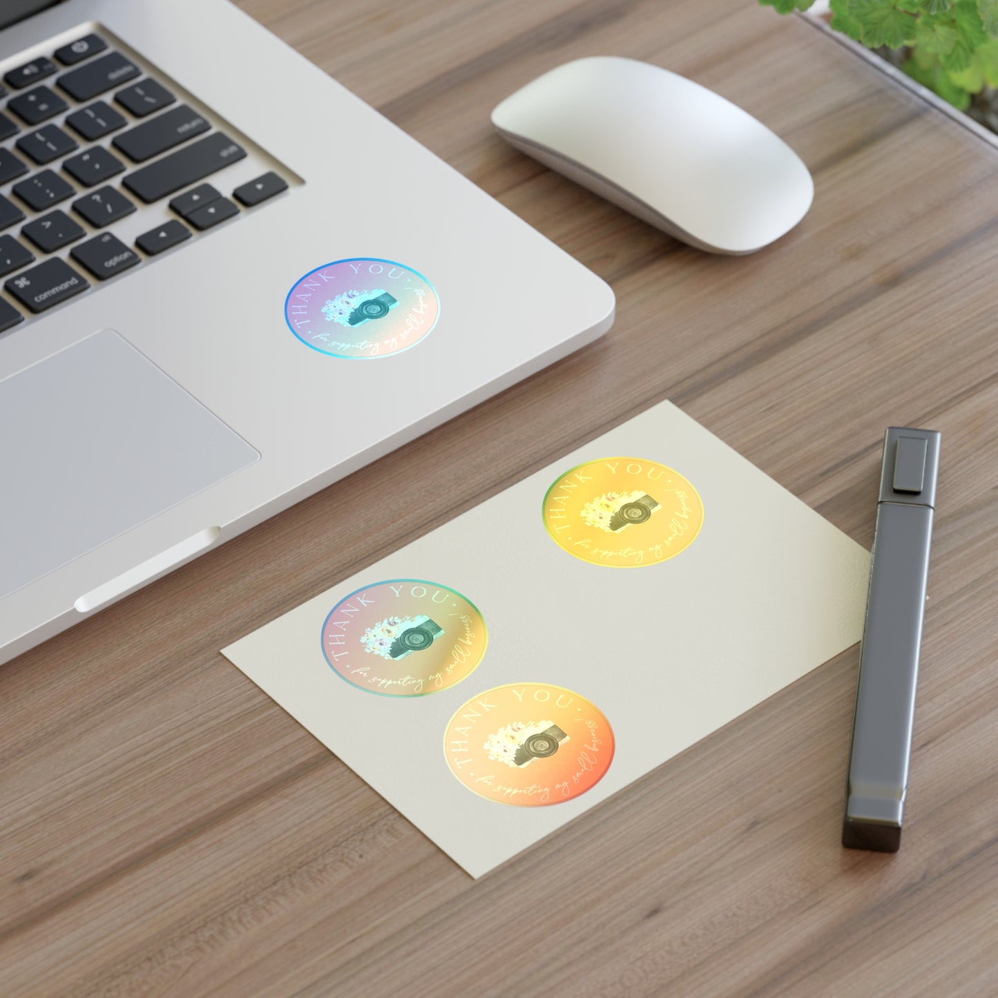 Sticker Sheets - Thank You For Supporting My Small Business / Photography Camera