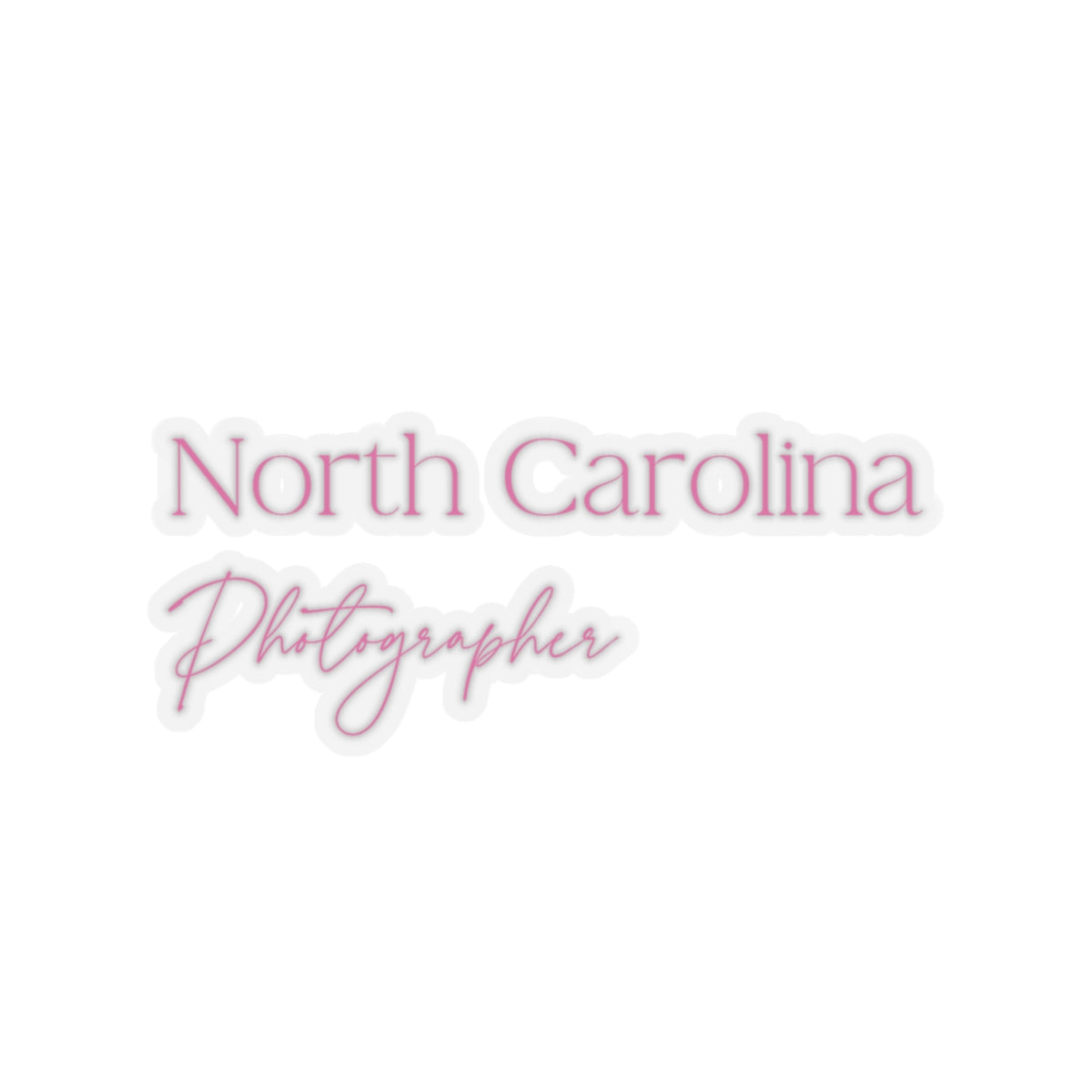 Sticker / PINK North Carolina Photographer